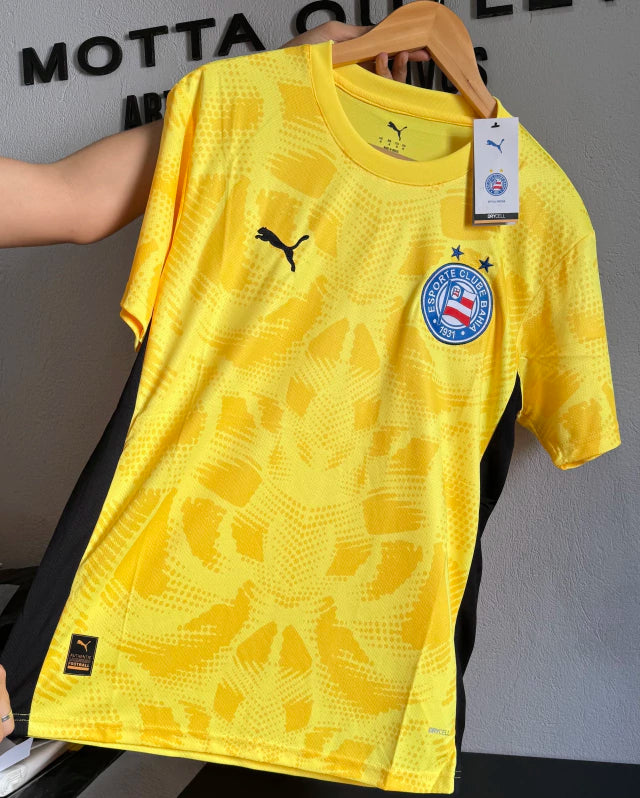 Camisa do Bahia PUMA - 25/26 - Masculino - Goleiro amarela