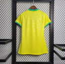 Camisa Feminina Seleção Brasil I 22/23 Nike - Amarelo